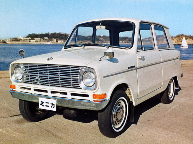 Mitsubishi Minica (LA21) 1 поколение, рестайлинг, купе (11.1964 - 06.1969)
